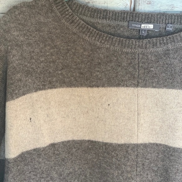 Vince Rugby Striped Wool Crew Neck Sweater​​​​​​​​​ - Picture 4 of 8
